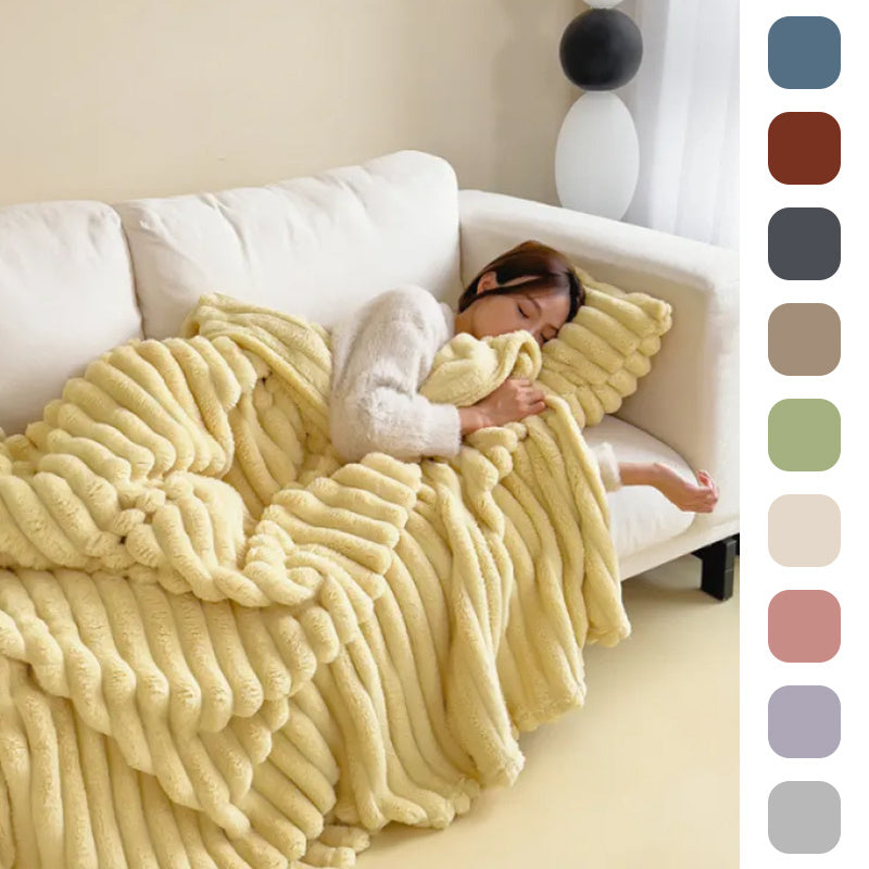 Luxurious Bubble Faux Fur Blanket